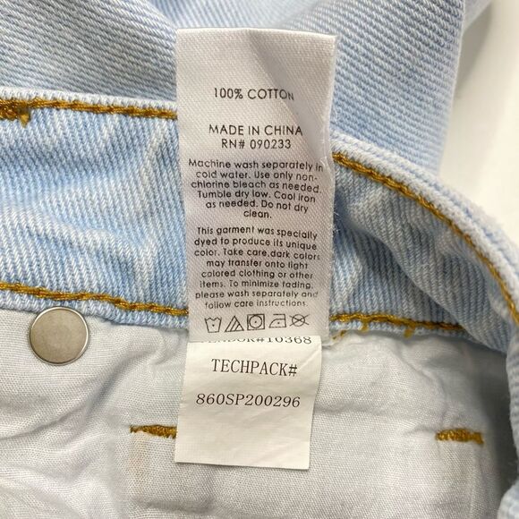 PacSun Eco Hopper Patch Mom Jeans Color Block Sz 24 - Picture 11 of 13